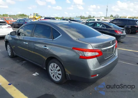2015 Nissan Sentra Sv из США, поврежденный, VIN 3N1AB7AP3FL643654